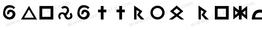 Alevattros Regular R字体转换